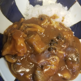 クリスマスにも☆米ナスときのこのカレー